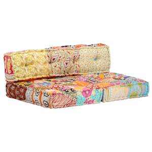 Pouf patchwork textil - obrázek 9