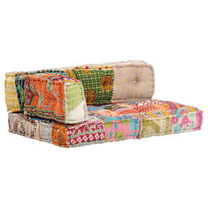 Pouf patchwork textil - obrázek 4