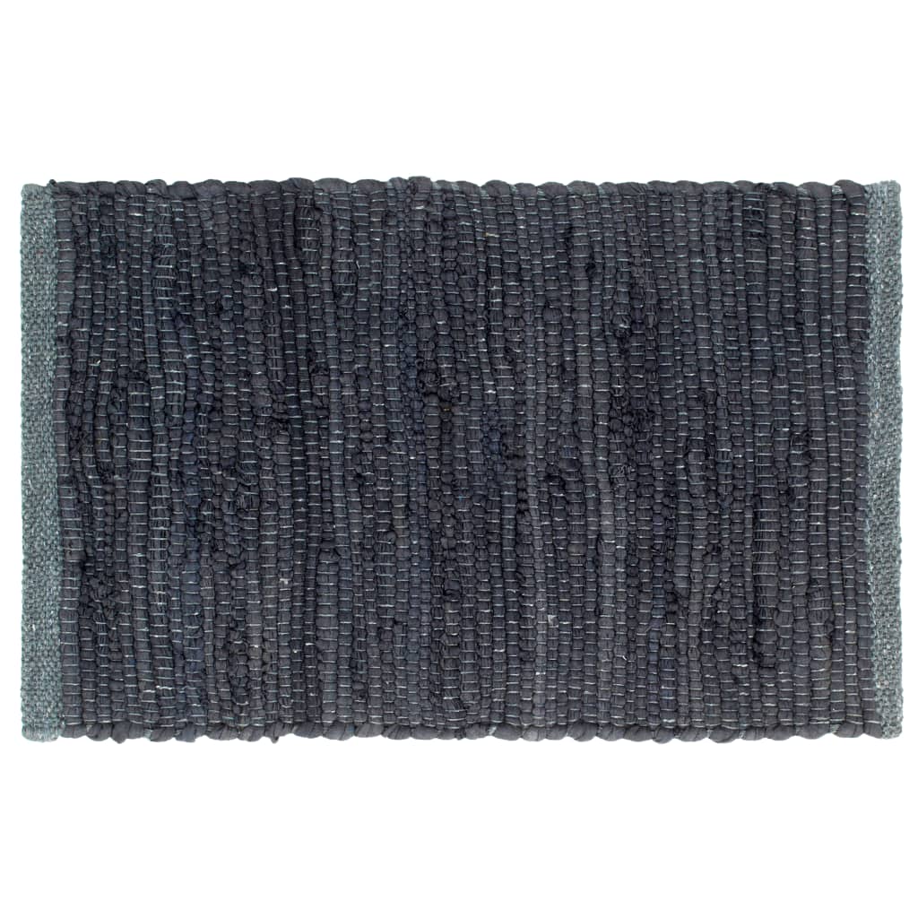 

vidaXL Placemats 6 st chindi 30x45 cm katoen antraciet
