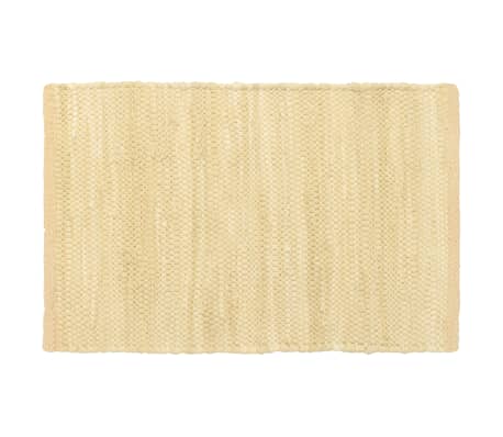 vidaXL dækkeservietter 4 stk. 30 x 45 cm bomuld chindi beige