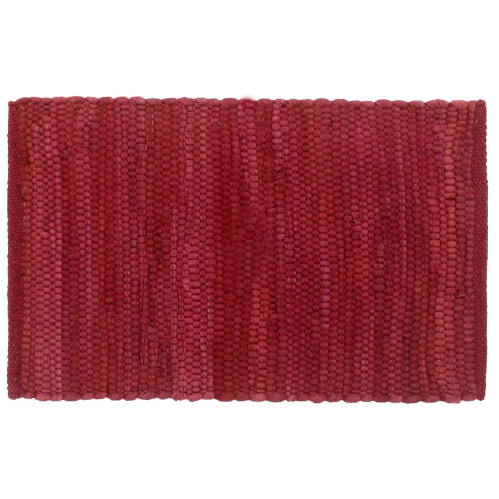 

vidaXL Placemats 4 st chindi 30x45 cm katoen bordeauxrood