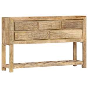 Příborník 120 x 30 x 75 cm masivní mangovníkové dřevo - obrázek 9