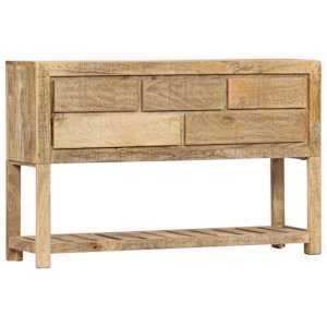 Příborník 120 x 30 x 75 cm masivní mangovníkové dřevo - obrázek 10
