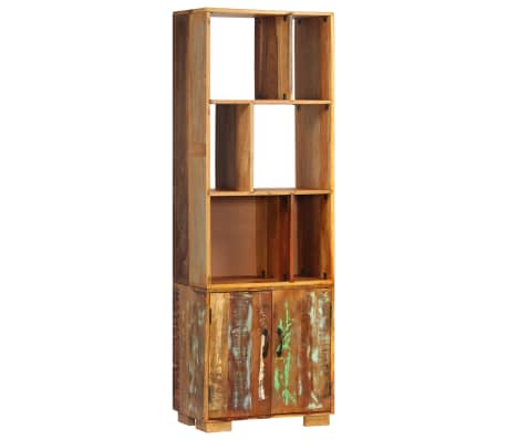 Vidaxl Bookshelf Solid Reclaimed Wood Bookcase Standing Shelf
