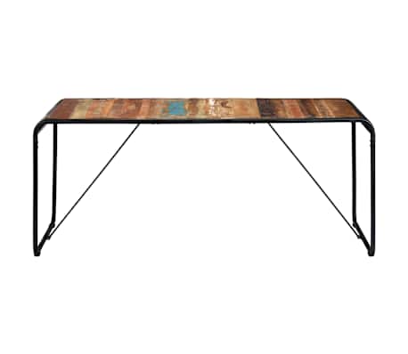 vidaXL Blagovaonski stol od masivnog obnovljenog drva 180 x 90 x 76 cm