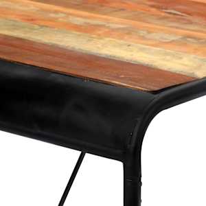 Jídelní stůl 118 x 60 x 76 cm masivní recyklované dřevo - obrázek 7