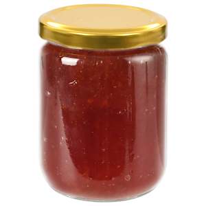 vidaXL Βάζα Μαρμελάδας 48 τεμ. 230 ml Γυάλινα με Χρυσά Καπάκια