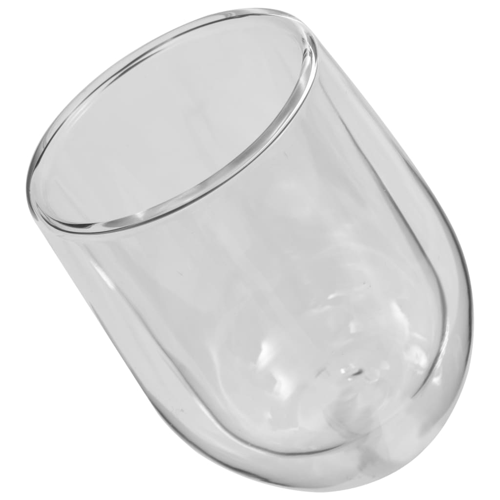 

vidaXL Theeglazen dubbelwandig 6 st 320 ml