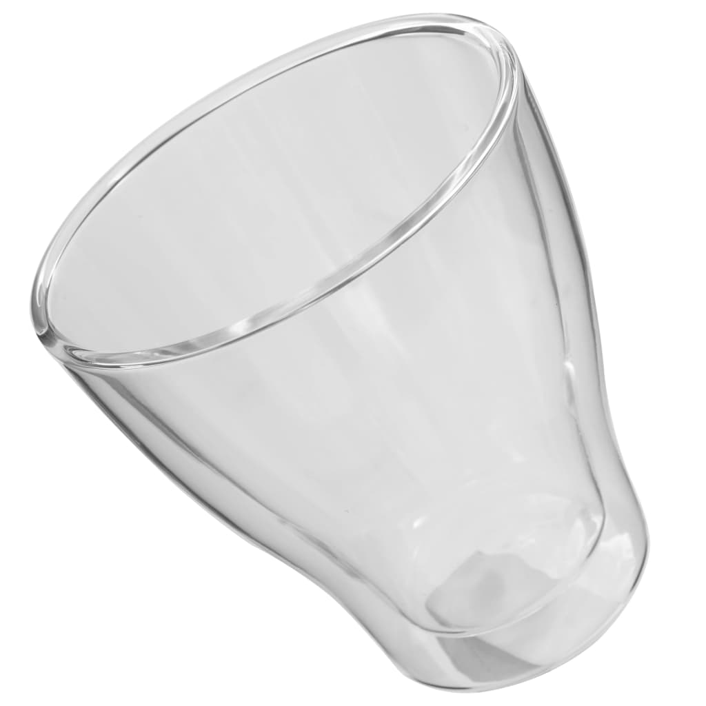 vidaXL Verres à latte macchiato double paroi 6 pcs 280 ml