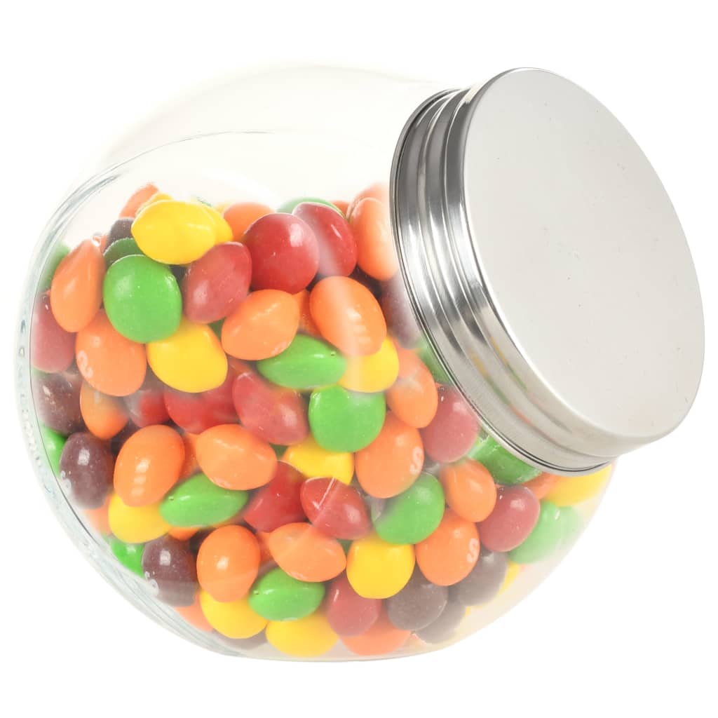 vidaXL Borcane pentru bomboane, 6 buc., 10,5 x 8 x 10,3 cm, 480 ml vidaXL