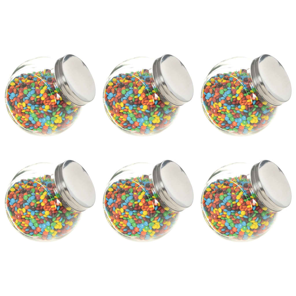 vidaXL Borcane pentru bomboane, 6 buc., 15,5 x 10,5 x 15 cm, 1400 ml de la vidaxl imagine noua