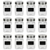 vidaXL s&auml;ilituspurgid kleepsuga, 12 tk, 300 ml