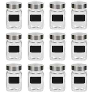 vidaXL s&auml;ilituspurgid kleepsuga, 12 tk, 300 ml