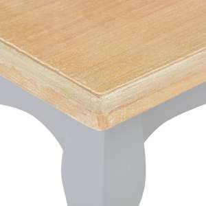 280002 vidaXL Coffee Table Grey and Brown 110x60x40 cm Solid Pine Wood - obrázek 6