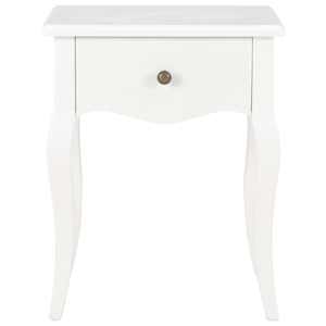 vidaXL Nightstand White 40x30x50 cm Solid Pine Wood