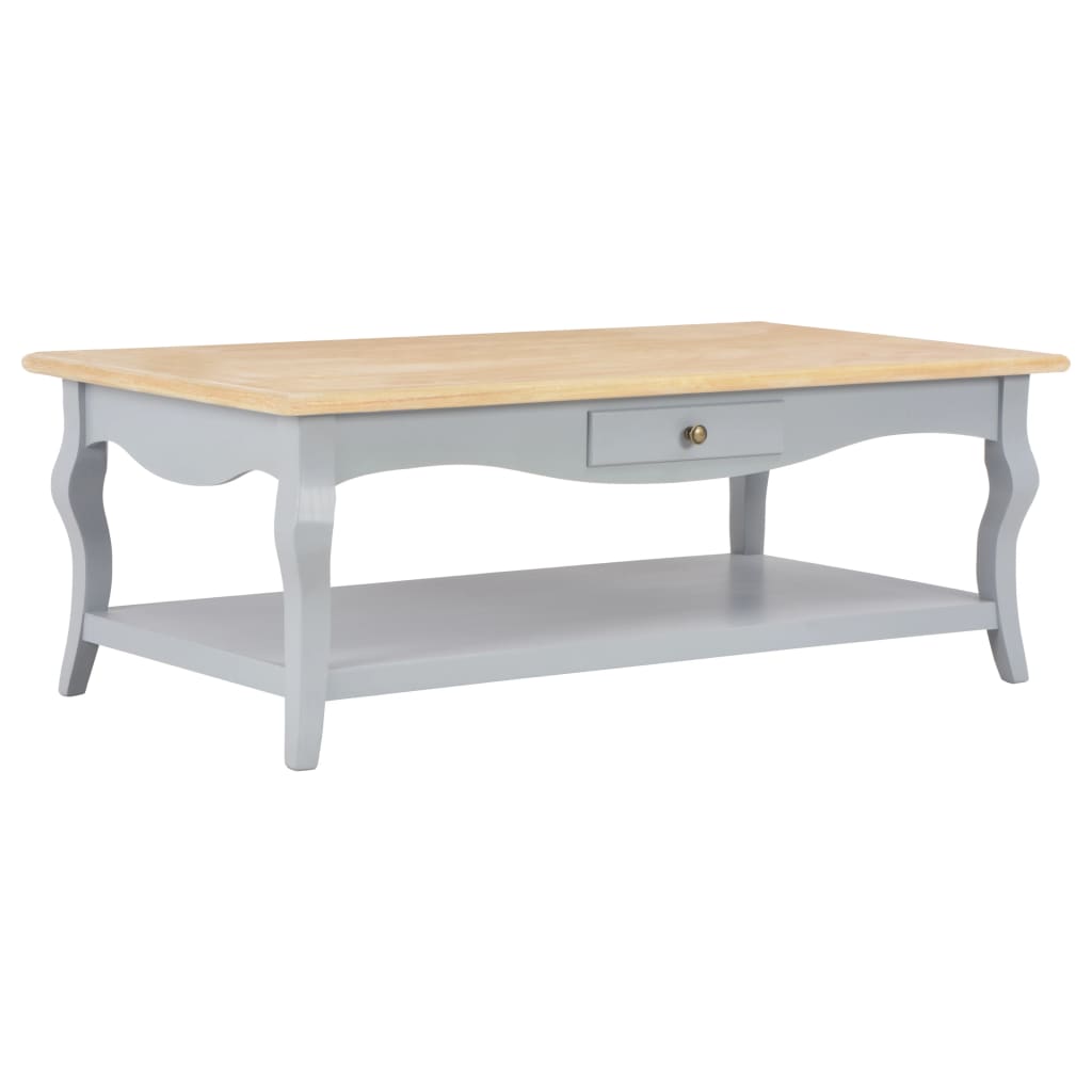 Coffee Table Grey 110x60x40 cm MDF