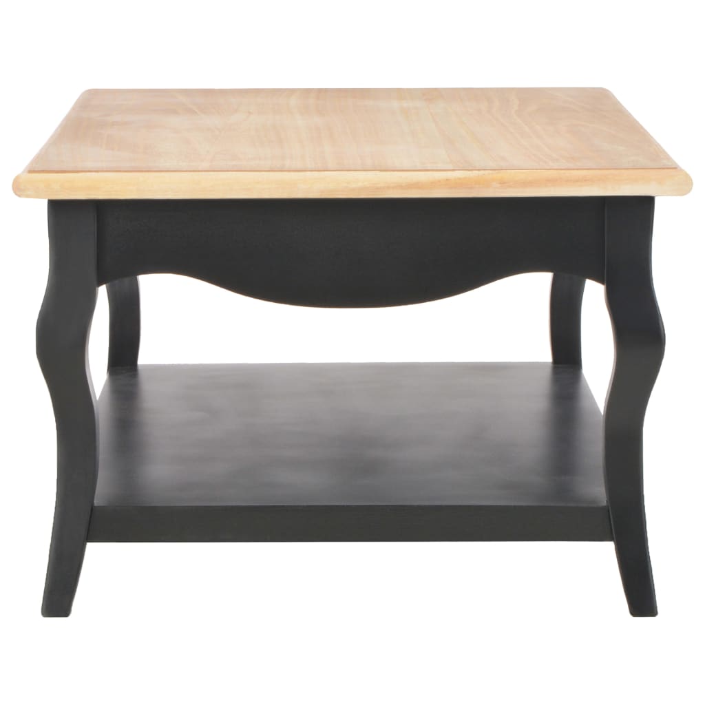280013 vidaXL Coffee Table Black 110x60x40 cm MDF