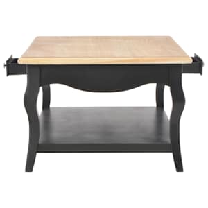 280013 vidaXL Coffee Table Black 110x60x40 cm MDF - obrázek 5