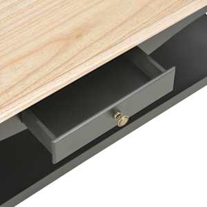280013 vidaXL Coffee Table Black 110x60x40 cm MDF - obrázek 6
