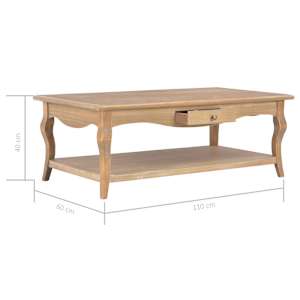 Konferenční stolek 110 x 60 x 40 cm MDF - obrázek 9