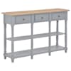 vidaXL konsoollaud hall 120 x 30 x 76 cm MDF
