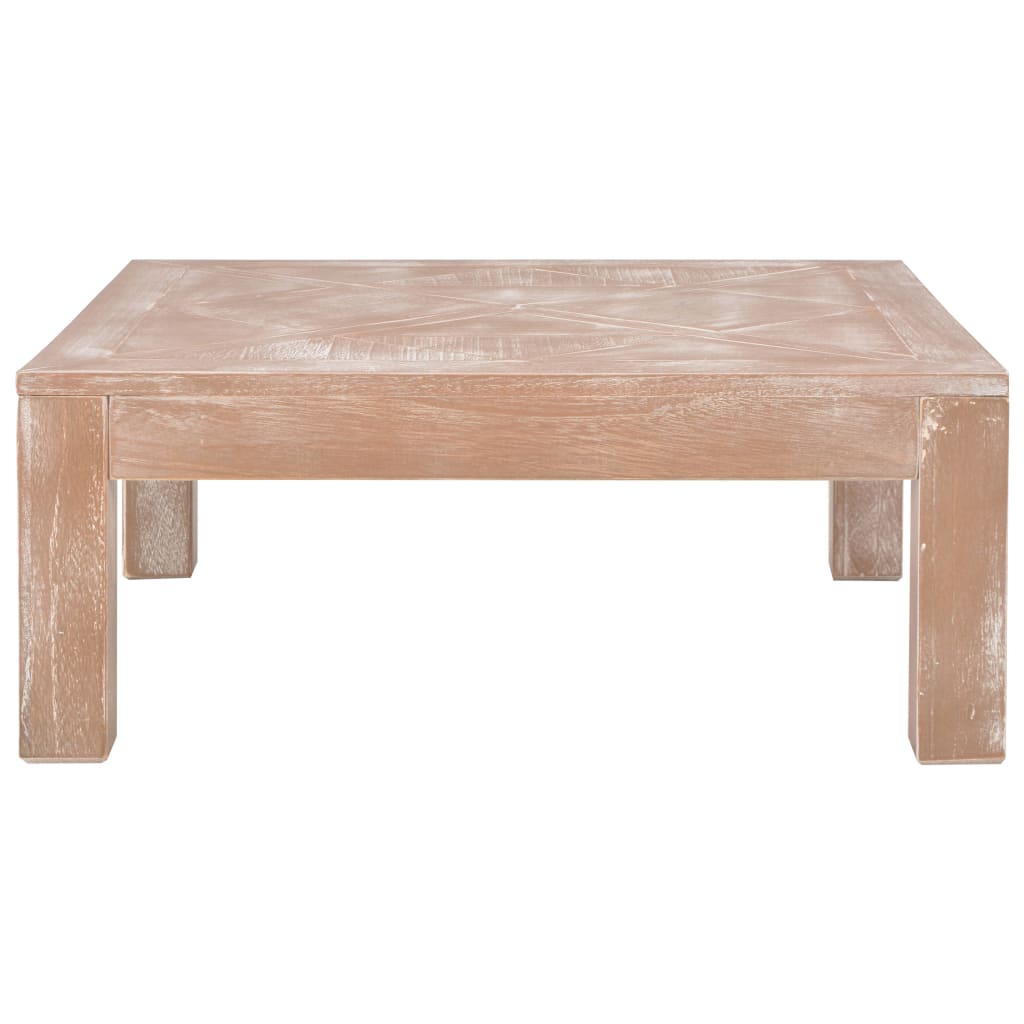 

vidaXL Salontafel 70x70x28 cm massief grenenhout