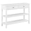  vidaXL fehér MDF tálalószekrény 110 x 35 x 80 cm termék 2. képe
