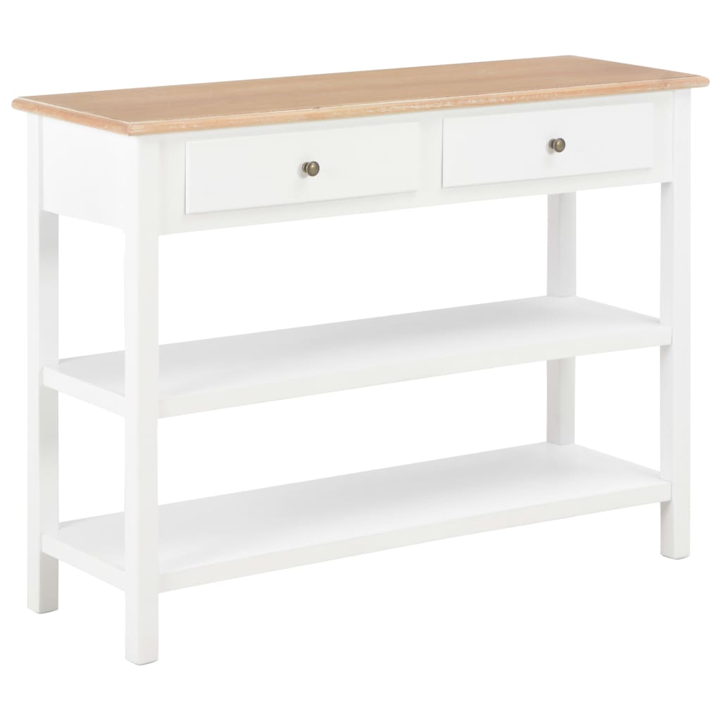

vidaXL Sideboard White 43.3"x13.8"x31.5" MDF