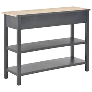 Příborník černý 110 x 35 x 80 cm MDF - obrázek 4