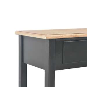 Příborník černý 110 x 35 x 80 cm MDF - obrázek 6