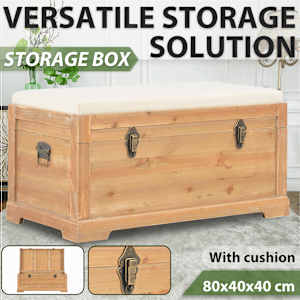 Úložný box se sedákem 80 x 40 x 40 cm MDF - obrázek 12