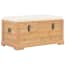  vidaXL MDF tárolóláda párnával 80 x 40 x 40 cm termék 2. képe