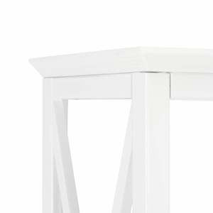 Knihovna s 1 zásuvkou bílá 60 x 30 x 170 cm MDF - obrázek 6