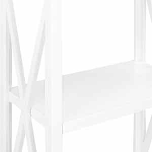 Knihovna s 1 zásuvkou bílá 60 x 30 x 170 cm MDF - obrázek 7