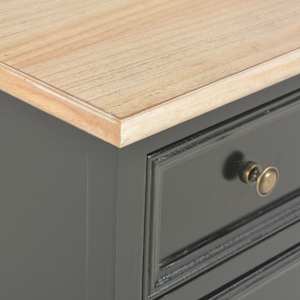 280040 vidaXL Bedside Cabinet Black 35x30x49 cm MDF - obrázek 6
