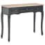  vidaXL 280046 Dressing Console Table with 3 Drawers Black termék 2. képe