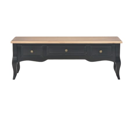 vidaXL TV-benk svart 100x35x35 cm tre