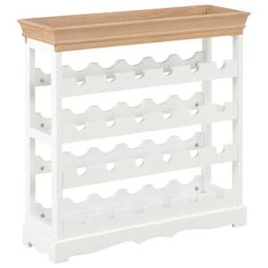 vidaXL veinikapp, valge, 70 x 22,5 x 70,5 cm, MDF