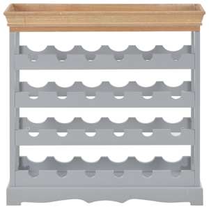 vidaXL Weinschrank Grau 70 x 22,5 x 70,5 cm MDF