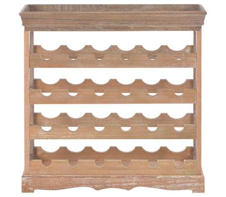 vidaXL Weinschrank Braun 70 x 22,5 x 70,5 cm MDF