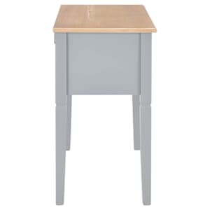 Psací stůl šedý 109,5 x 45 x 77,5 cm dřevo - obrázek 5