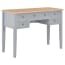  vidaXL szürke fa íróasztal 109,5 x 45 x 77,5 cm termék 2. képe