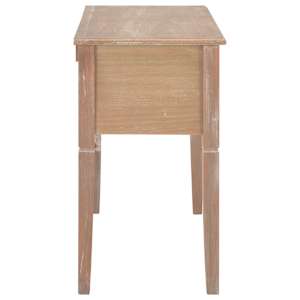 Psací stůl hnědý 109,5 x 45 x 77,5 cm dřevo - obrázek 5