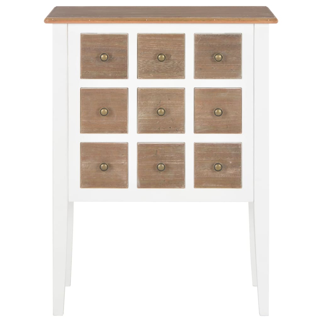 Thumbnail - vidaXL Sideboard Weiß 54x30x80 cm Massivholz