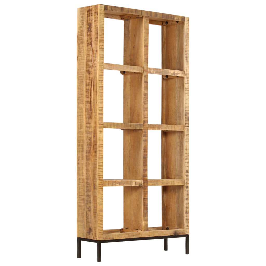 Bücherregal 80 x 25 x 175 cm Mango Massivholz