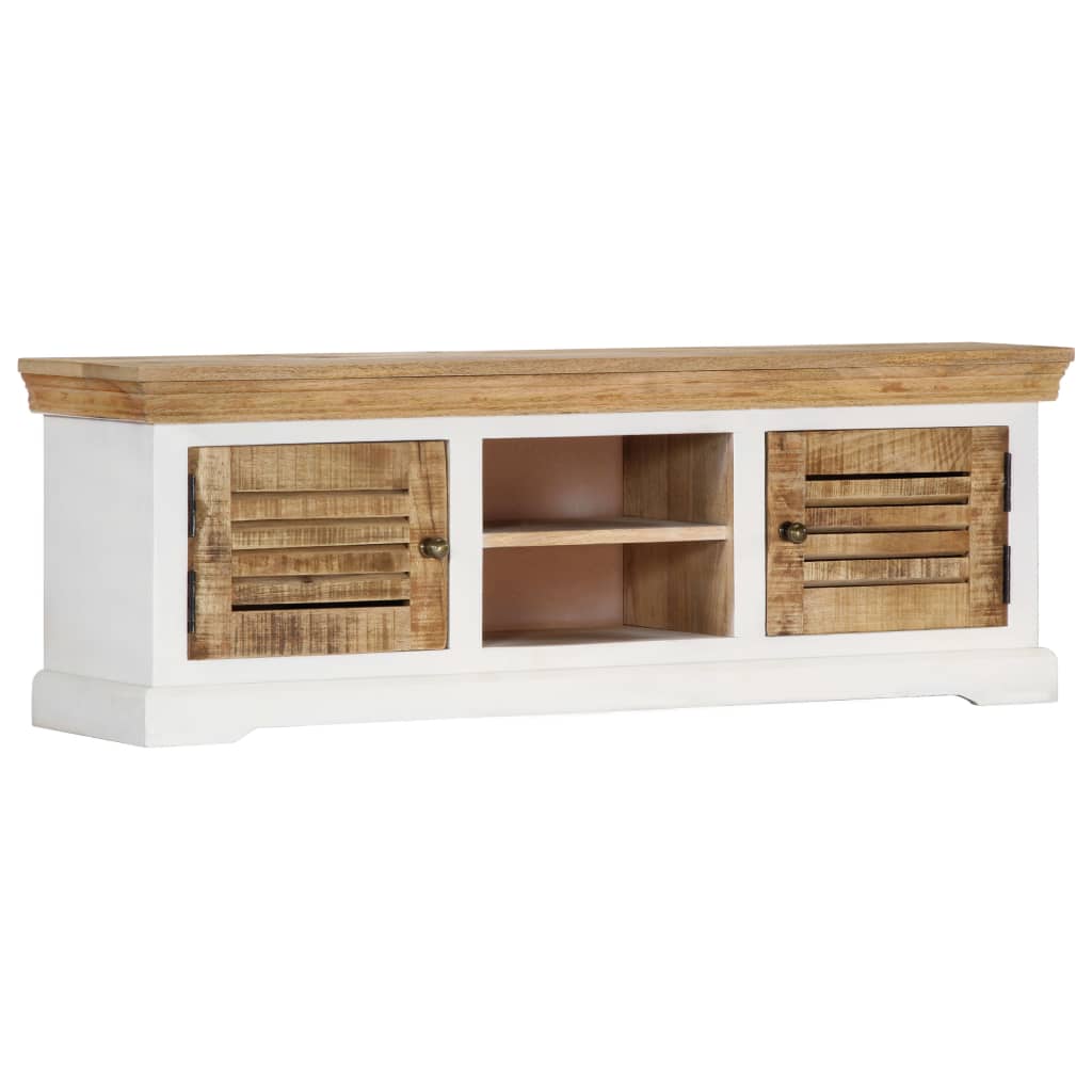 vidaXL TV-Schrank 118x30x40 cm Massivholz Mango