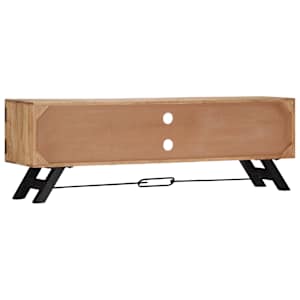 TV stolek 140 x 30 x 45 cm masivní akáciové dřevo - obrázek 3