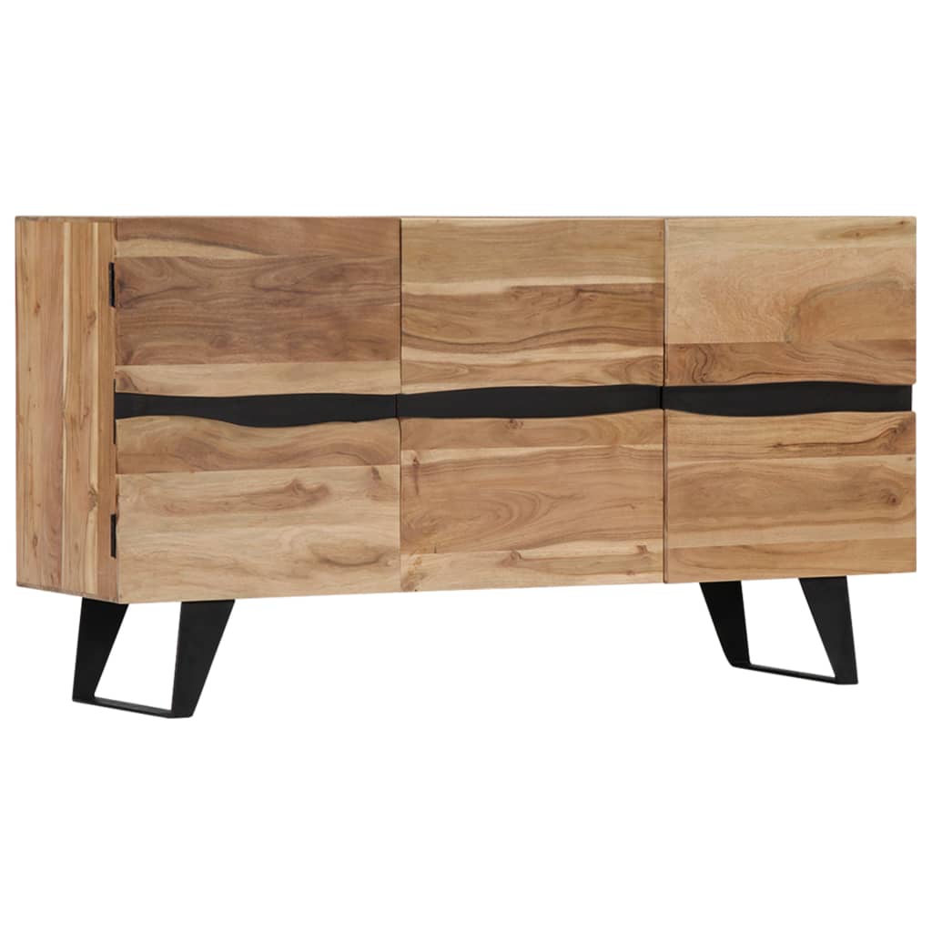 vidaXL Sideboard 150 x 40 x 79 cm Akazie Massivholz