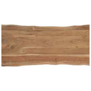 Jídelní stůl 120 x 58 x 76 cm masivní akáciové dřevo - obrázek 4