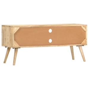 TV stolek 100 x 30 x 45 cm masivní mangovníkové dřevo - obrázek 5